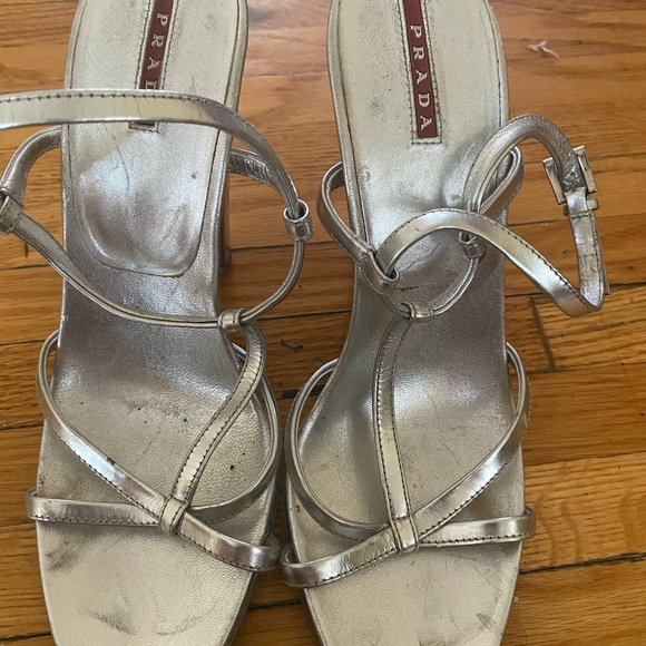 Prada Sandel color silver size 9 - Picture 5 of 5
